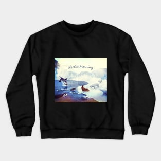 Arctic Morning Animals Crewneck Sweatshirt